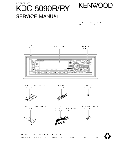 Kenwood KDC-5090R  Kenwood CD Receiver Car CD Receiver Car Kenwood KDC-5090R KDC-5090R.pdf