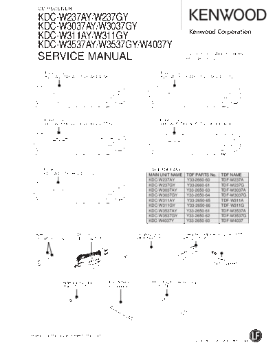 Kenwood KDC-W237AY & KDC-W3037AY  Kenwood CD Receiver Car CD Receiver Car Kenwood KDC-W237AY & KDC-W3037AY KDC-W237AY & KDC-W3037AY.pdf