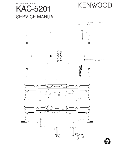 Kenwood B53-0006-00  Kenwood Power Amplifier Car Power Amplifier Car Kenwood KAC-5201 B53-0006-00.pdf