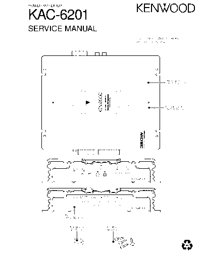 Kenwood B53-0009-00(TXT)  Kenwood Power Amplifier Car Power Amplifier Car Kenwood KAC-6201 B53-0009-00(TXT).pdf