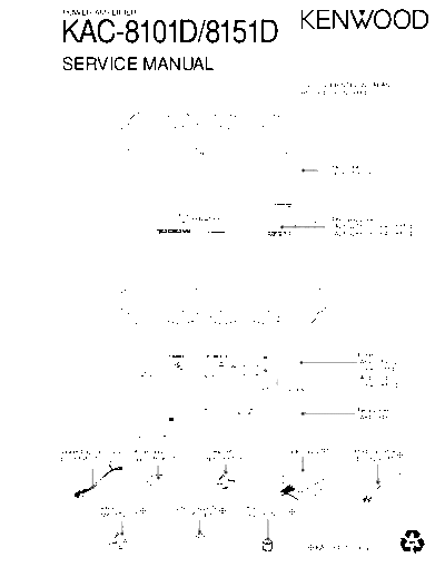 Kenwood B53-0040-00-TXT  Kenwood Power Amplifier Car Power Amplifier Car Kenwood KAC-8101D & 8151D B53-0040-00-TXT.pdf