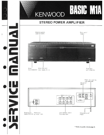 Kenwood Basic M1A  Kenwood Stereo Power Amplifier Stereo Power Amplifier Kenwood Basic-M1A Kenwood Basic M1A.pdf