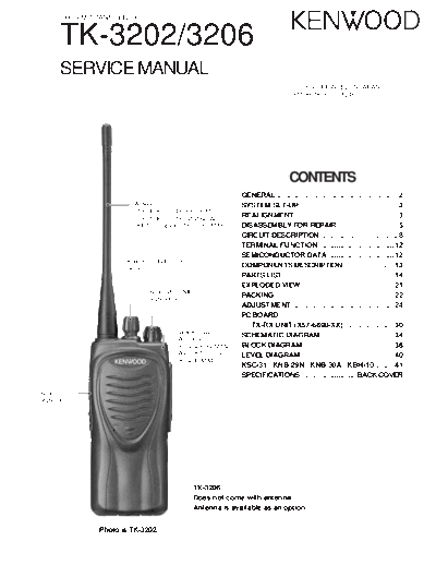 Kenwood B51-8678-00-TXT  Kenwood UHF FM Transceiver UHF FM Transceiver Kenwood TK-3202 & 3206 B51-8678-00-TXT.pdf