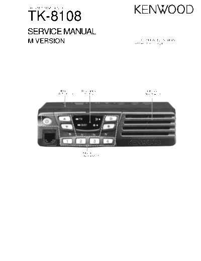 Kenwood B51-8637-00  Kenwood UHF FM Transceiver UHF FM Transceiver Kenwood TK-8108 B51-8637-00.pdf