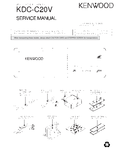 Kenwood KDC-C20V  Kenwood Video CD CD Auto Changer Car Video CD CD Auto Changer Car Kenwood KDC-C20V KDC-C20V.pdf
