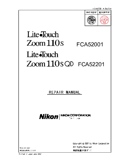 Nikon ltz100s-rm  Nikon Cameras NIKON_LTZ100S ltz100s-rm.pdf