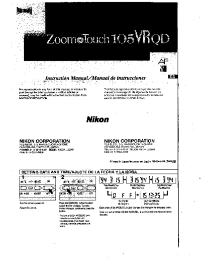 Nikon ZT105BK2  Nikon Cameras NIKON_ZT105 ZT105BK2.PDF