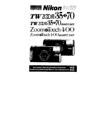 Nikon ZT400BK  Nikon Cameras NIKON_ZT400 ZT400BK.PDF