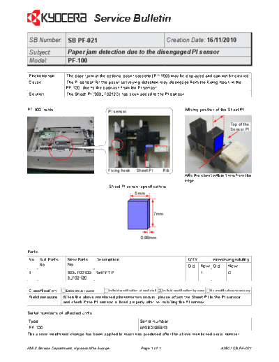 Kyocera PF-021  Kyocera Printer _OPTIONS PF-100 PF-021.pdf