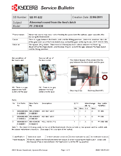 Kyocera PF-022  Kyocera Printer _OPTIONS PF-310-315 PF-022.pdf