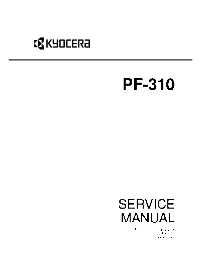 Kyocera PF-310-FS-2000D-3900DN-4000DN-SM-UK  Kyocera Printer _OPTIONS PF-310-315 PF-310-FS-2000D-3900DN-4000DN-SM-UK.pdf