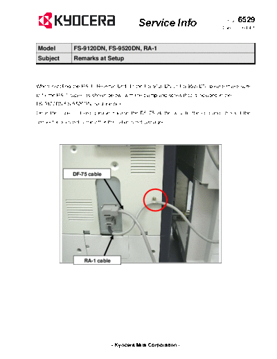 Kyocera RA1 FS9120DN 9520DN ATTENTI  Kyocera Printer _OPTIONS RA-1 RA1_FS9120DN_9520DN_ATTENTI.PDF