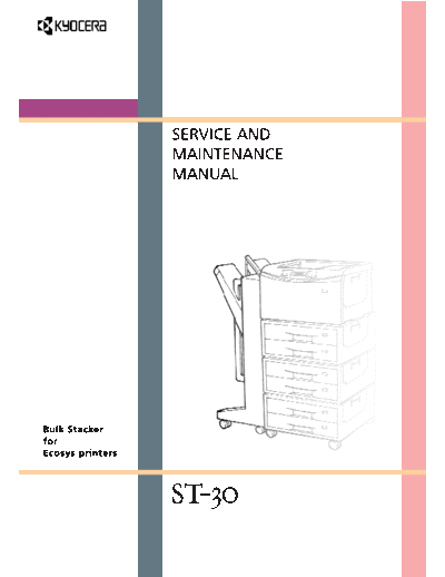 Kyocera ST30 SM PL  Kyocera Printer _OPTIONS ST-30 ST30_SM_PL.PDF