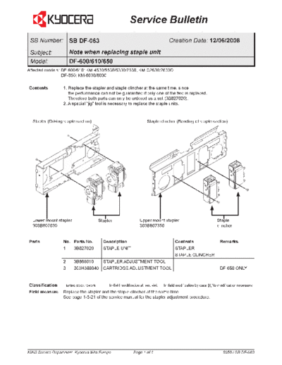 Kyocera DF-063  Kyocera Printer _OPTIONS DF-600 SERVICEBULLETIN DF-063.pdf