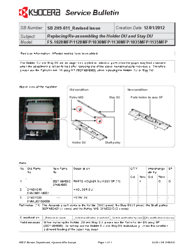 Kyocera 2H9-011  Kyocera Printer FS-1030MFP-1035MFP-1130-1135 SERVICEBULLETIN 2H9-011.pdf