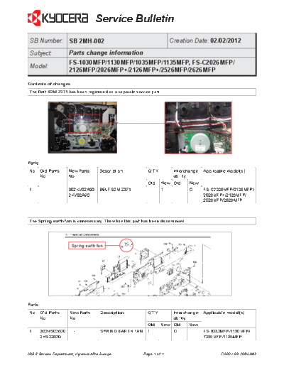 Kyocera 2MH-002  Kyocera Printer FS-1030MFP-1035MFP-1130-1135 SERVICEBULLETIN 2MH-002.pdf
