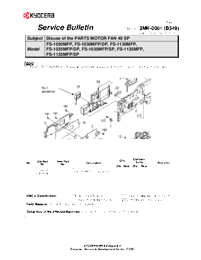 Kyocera SB-2MK-0001-B349  Kyocera Printer FS-1030MFP-1035MFP-1130-1135 SERVICEBULLETIN SB-2MK-0001-B349.pdf