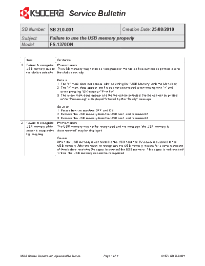 Kyocera 2L0-001  Kyocera Printer FS-1120-1320-1370 SERVICEBULLETINS 2L0-001.pdf