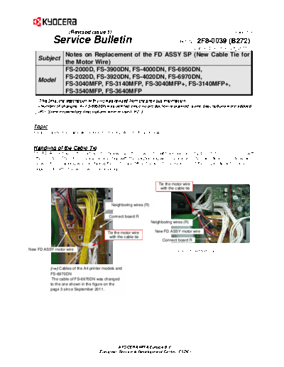 Kyocera SB-2F8-0039-B272 1  Kyocera Printer FS-2020-3920-4020 SERVICEBULLETINS SB-2F8-0039-B272_1.pdf