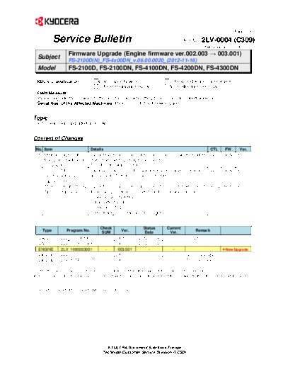 Kyocera SB-2LV-0004-C309  Kyocera Printer FS-2100-4100-4200-4300 ServiceBulletin SB-2LV-0004-C309.pdf