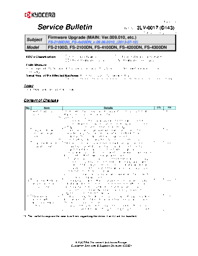 Kyocera sb-2lv-0017-d143  Kyocera Printer FS-2100-4100-4200-4300 ServiceBulletin sb-2lv-0017-d143.pdf