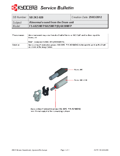 Kyocera 2K3-020  Kyocera Printer FS-6025-6030MFP SERVICEBULLETINS 2K3-020.pdf