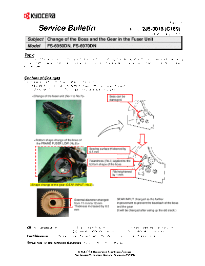 Kyocera SB-2J5-0018-C169  Kyocera Printer FS-6970 ServiceBulletins SB-2J5-0018-C169.pdf