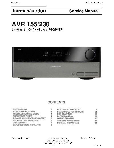 Harman Kardon AVR-155 & 230  Harman Kardon AVR AVR-155 & 230 AVR-155 & 230.pdf