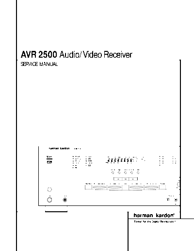 Harman Kardon AVR-2500  Harman Kardon AVR AVR-2500 AVR-2500.pdf