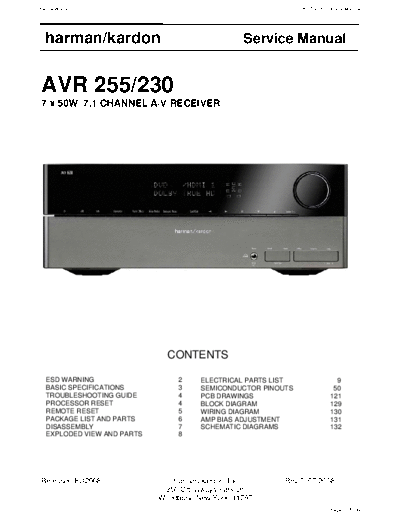 Harman Kardon AVR-255 & 230  Harman Kardon AVR AVR-255 & 230 AVR-255 & 230.pdf