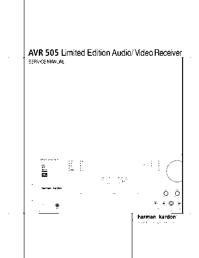 Harman Kardon AVR-505  Harman Kardon AVR AVR-505 AVR-505.pdf