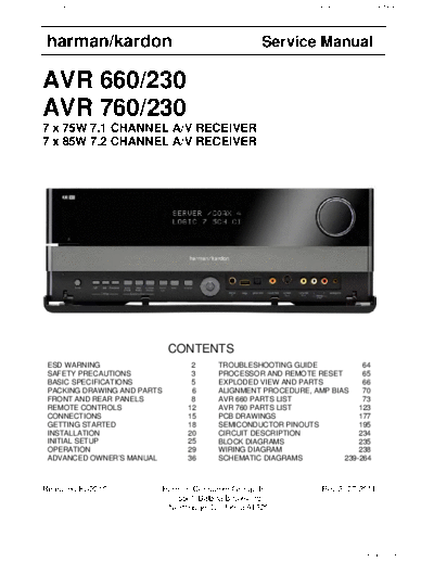 Harman Kardon AVR-660 & 230 & 760 & 230  Harman Kardon AVR AVR-660 & 230 & 760 & 230 AVR-660 & 230 & 760 & 230.pdf