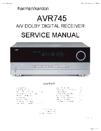 Harman Kardon AVR-745  Harman Kardon AVR AVR-745 AVR-745.pdf