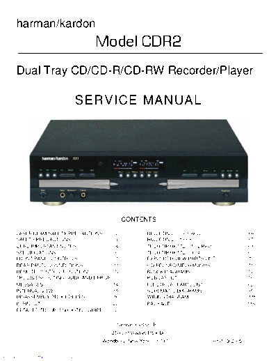 Harman Kardon CDR-2  Harman Kardon CDR CDR-2 CDR-2.pdf