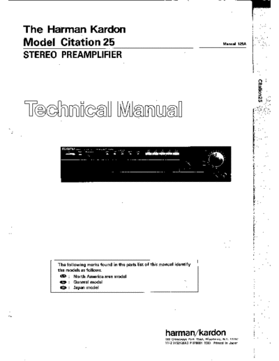 Harman Kardon Citation-25  Harman Kardon Citation Citation-25 Citation-25.pdf