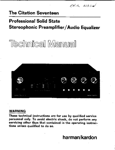 Harman Kardon Citation-Seventeen  Harman Kardon Citation Citation-Seventeen Citation-Seventeen.pdf