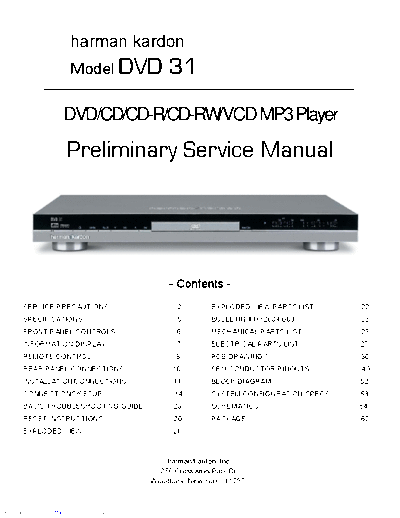Harman Kardon DVD-31 Ver 2  Harman Kardon DVD DVD-31 DVD-31 Ver 2.pdf