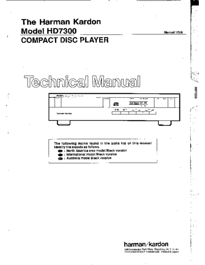 Harman Kardon HD-7300  Harman Kardon HD HD-7300 HD-7300.pdf