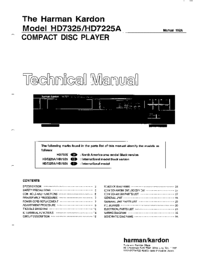 Harman Kardon HD-7325 & 7225A  Harman Kardon HD HD-7325 & 7225A HD-7325 & 7225A.pdf