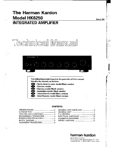 Harman Kardon HK-6250  Harman Kardon HK HK-6250 HK-6250.pdf