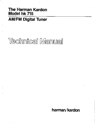 Harman Kardon HK-715  Harman Kardon HK HK-715 HK-715.pdf