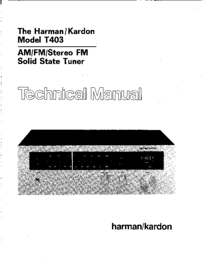 Harman Kardon T-403  Harman Kardon T T-403 T-403.pdf