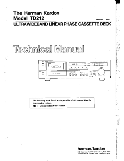 Harman Kardon TD-212  Harman Kardon TD TD-212 TD-212.pdf