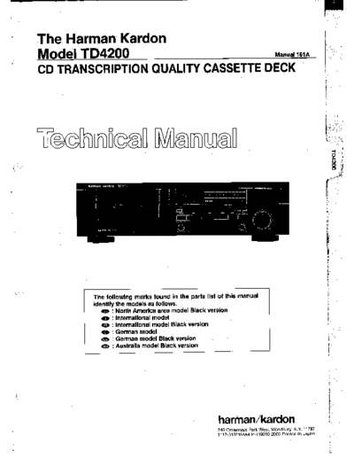 Harman Kardon TD-4200  Harman Kardon TD TD-4200 TD-4200.pdf