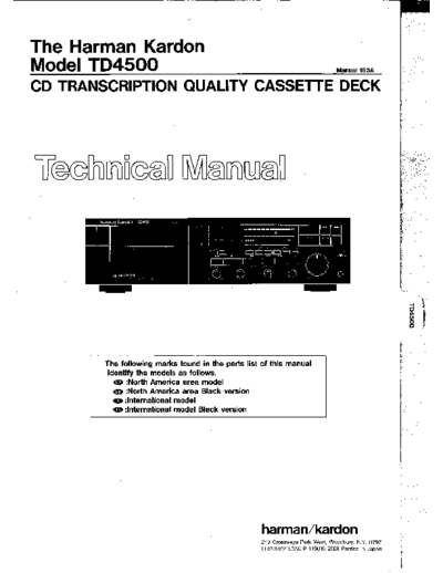 Harman Kardon TD-4500  Harman Kardon TD TD-4500 TD-4500.pdf