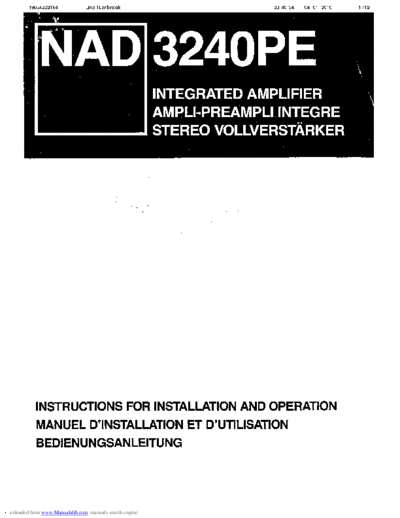 NAD 3240pe   NAD  3240PE 3240pe .pdf