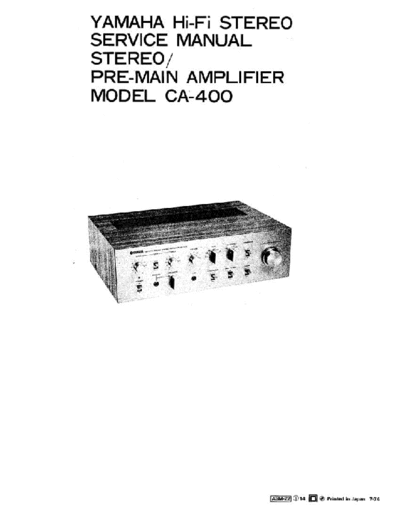 Yamaha CA-400  Yamaha CA CA-400 CA-400.pdf