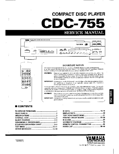 Yamaha CDC-755  Yamaha CDC CDC-755 CDC-755.pdf