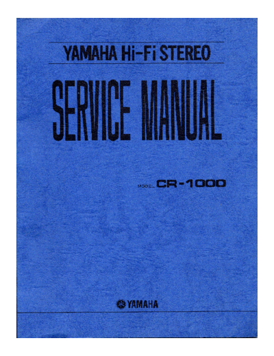 Yamaha CR-1000  Yamaha CR CR-1000 CR-1000.pdf
