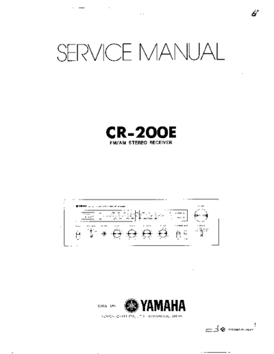Yamaha CR-200E  Yamaha CR CR-200E CR-200E.pdf